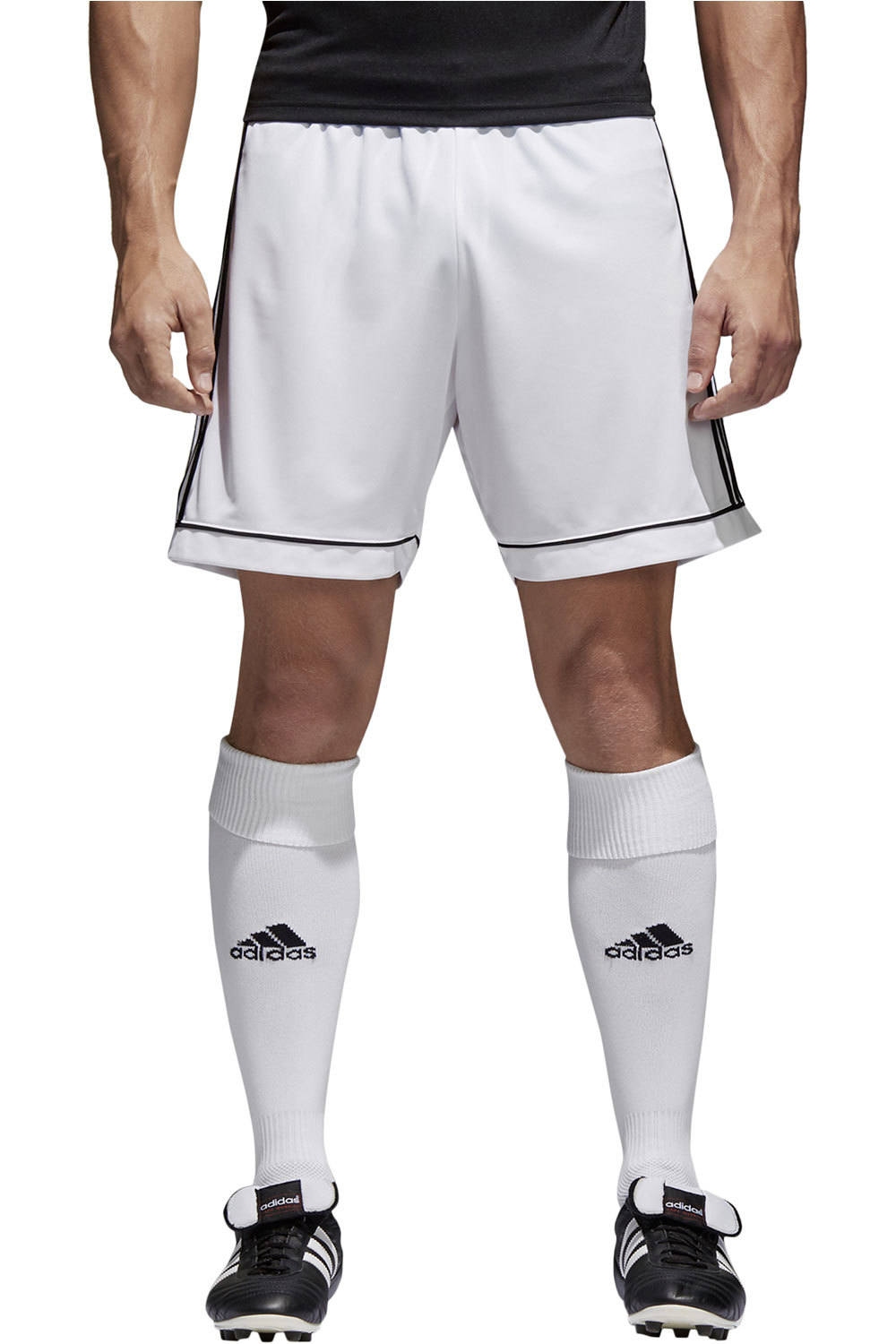 adidas pantalones cortos futbol niño SQUAD 17 SHO vista frontal