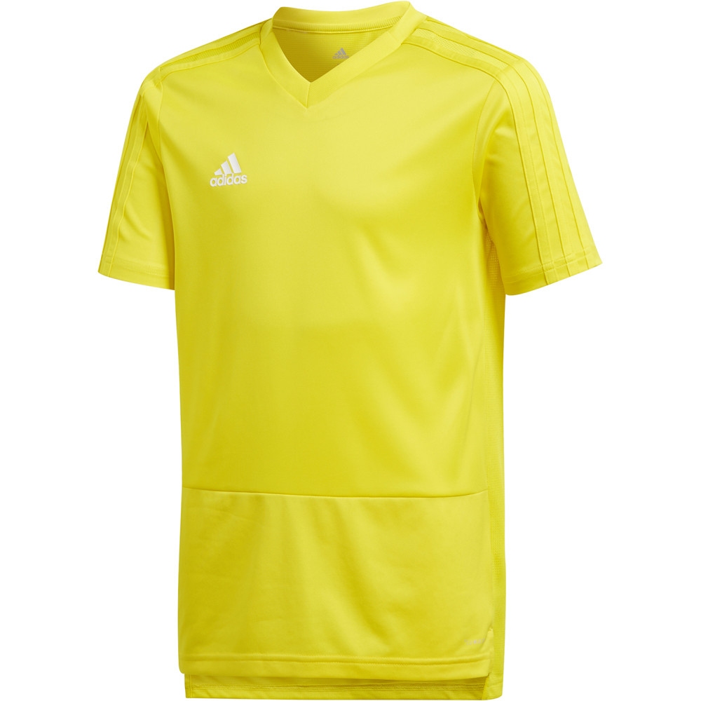 adidas camisetas entrenamiento futbol manga corta niño CON18 TR JSY Y vista frontal