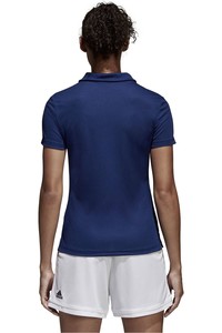 adidas camisetas fútbol manga corta CORE18 POLO W vista trasera