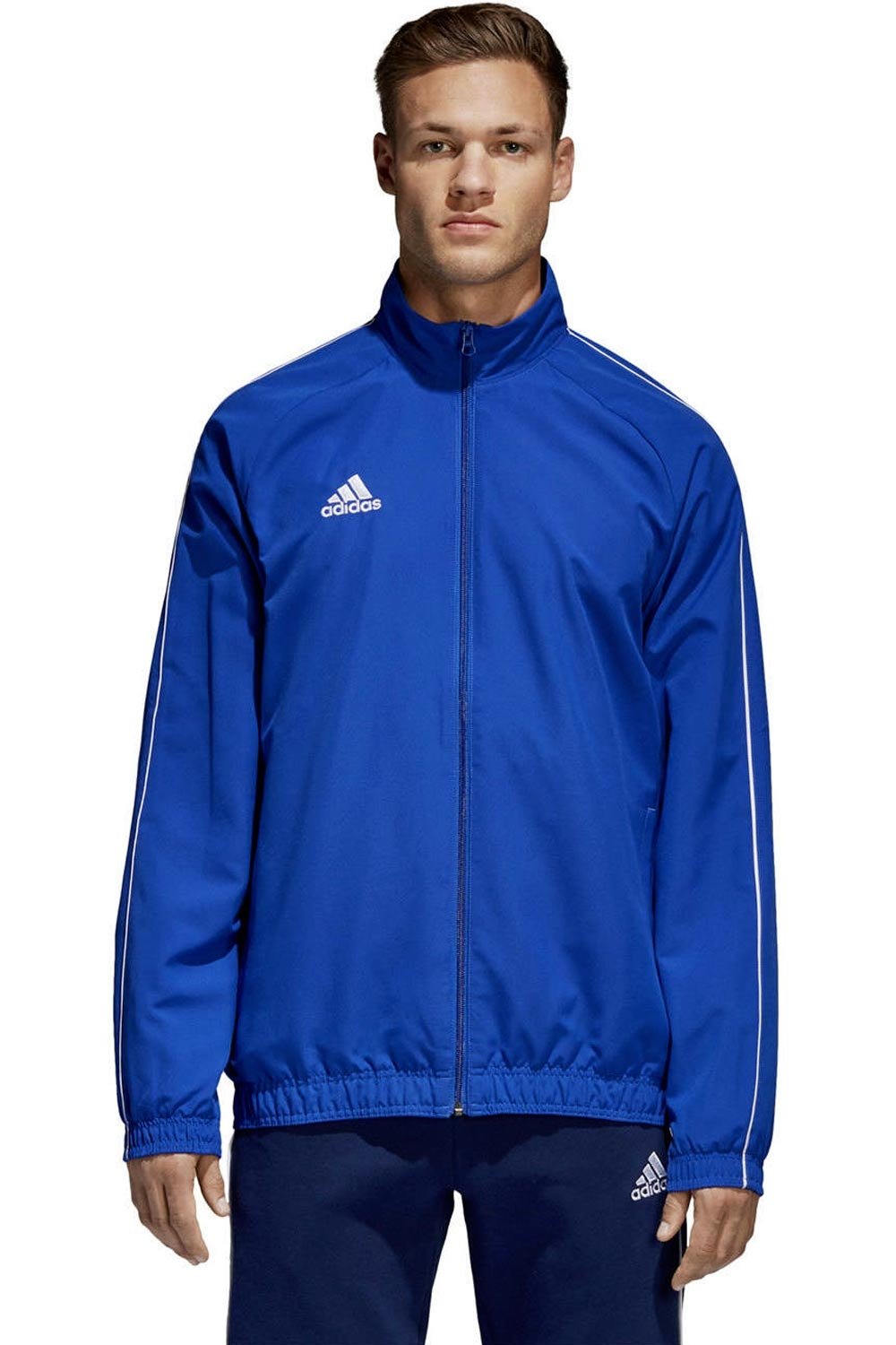 adidas sudadera entrenamiento fútbol CORE18 PRE JKT vista frontal