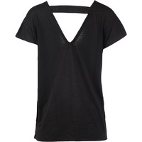 Casall camisetas fitness mujer Raw elastic tee vista trasera