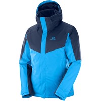 Salomon chaqueta esquí hombre STORMSEEKER JKT AZUL vista frontal