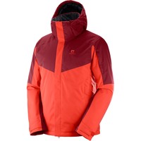 Salomon chaqueta esquí hombre STORMSEEKER JKT ROJA vista frontal