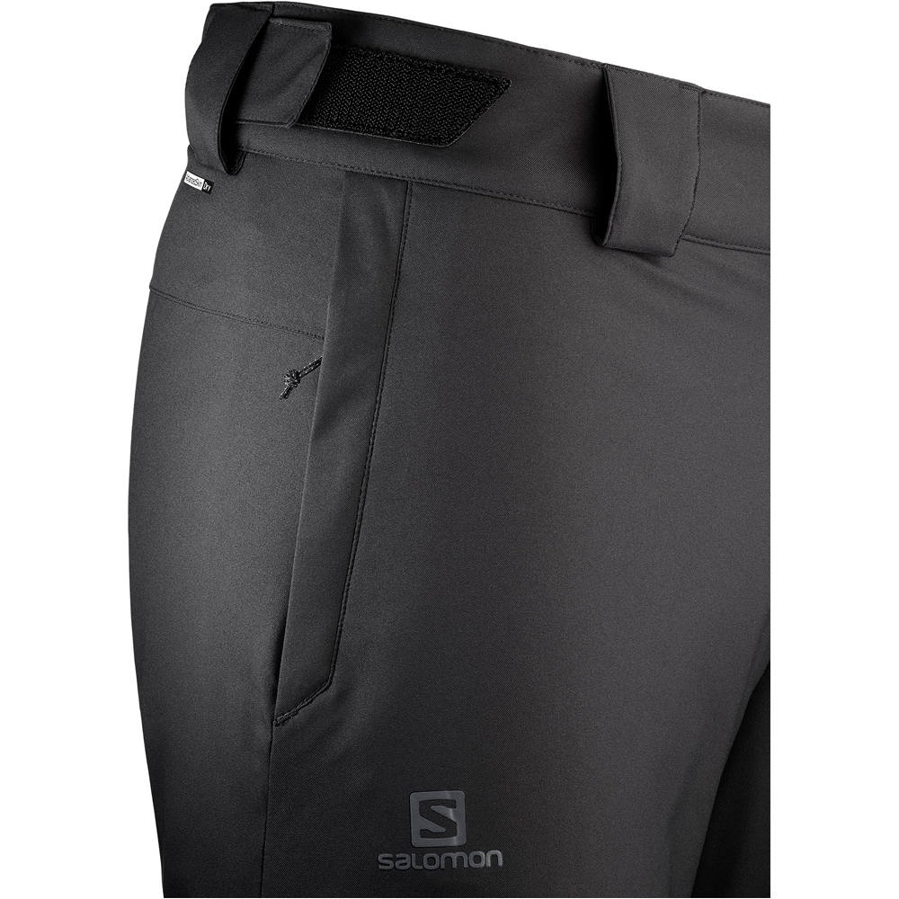 Salomon pantalones esquí hombre STORMPUNCH PANT NEGRO vista trasera