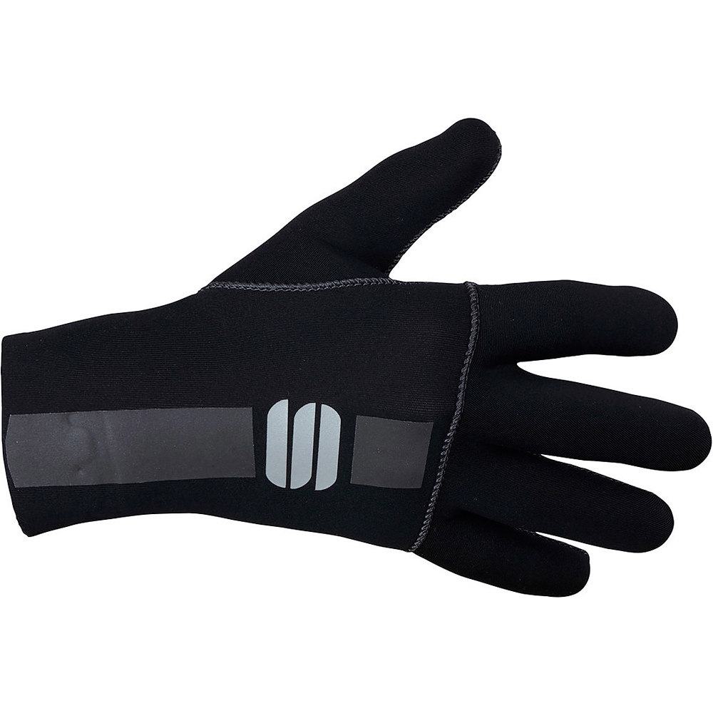 Neoprene guantes largos ciclismo Negro