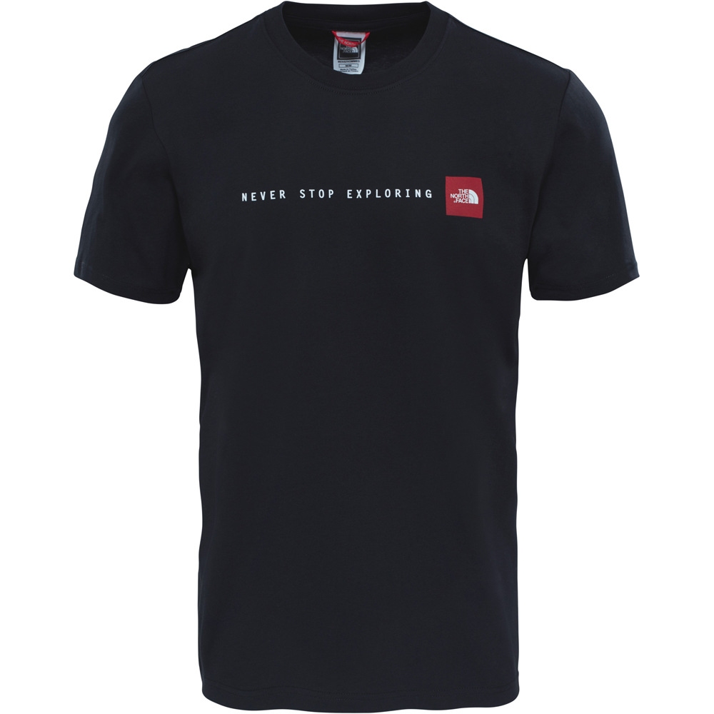 The North Face camiseta montaña manga corta hombre M S/S NEVER STOP EXPLORING TEE - EU vista frontal