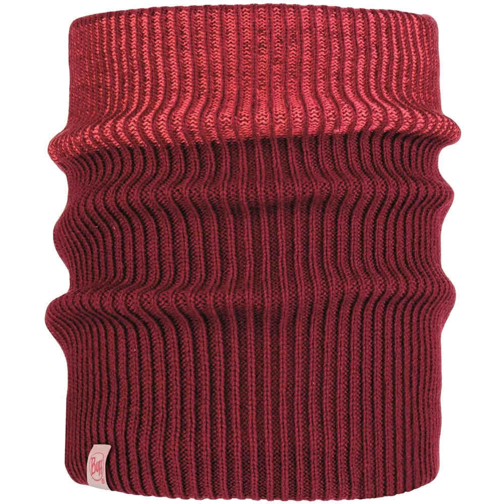 Buff tubular infantil KNITTED POLAR FLEECE NECKWARMER AUDNY WINE vista frontal