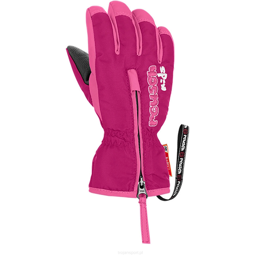 Reusch guantes esquí infantiles BEN PINK vista frontal