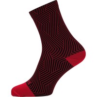 GORE C3 Optiline Mid Socks red/b