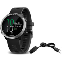 Garmin pulsómetros con gps FORERUNNER 645 MUSIC NEGRO vista frontal