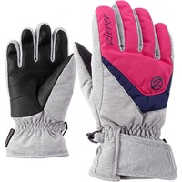 Ziener guantes esquí infantiles LORIK JUNIOR PINK vista frontal