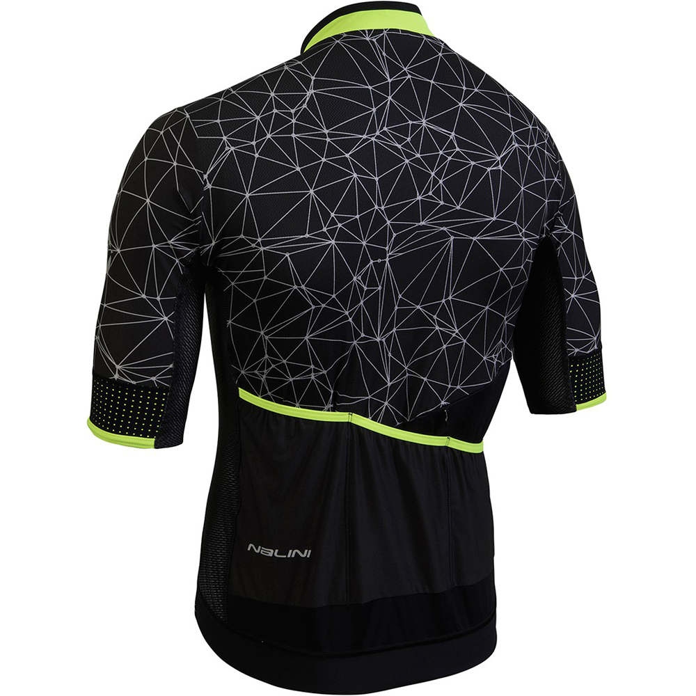 Nalini maillot manga corta hombre AHS NARANCO vista trasera