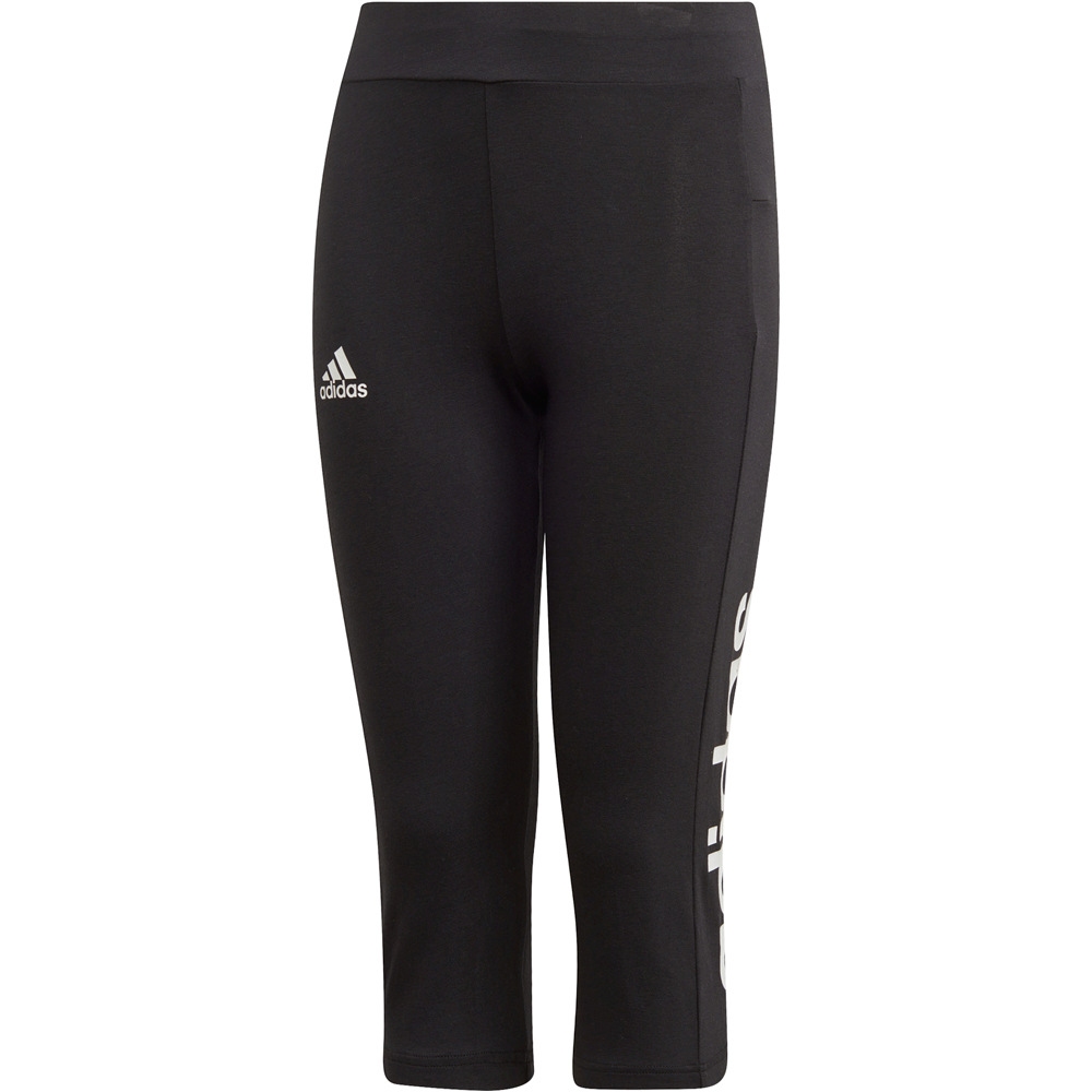 adidas malla corta niña YG L 3/4 TIGHT vista frontal