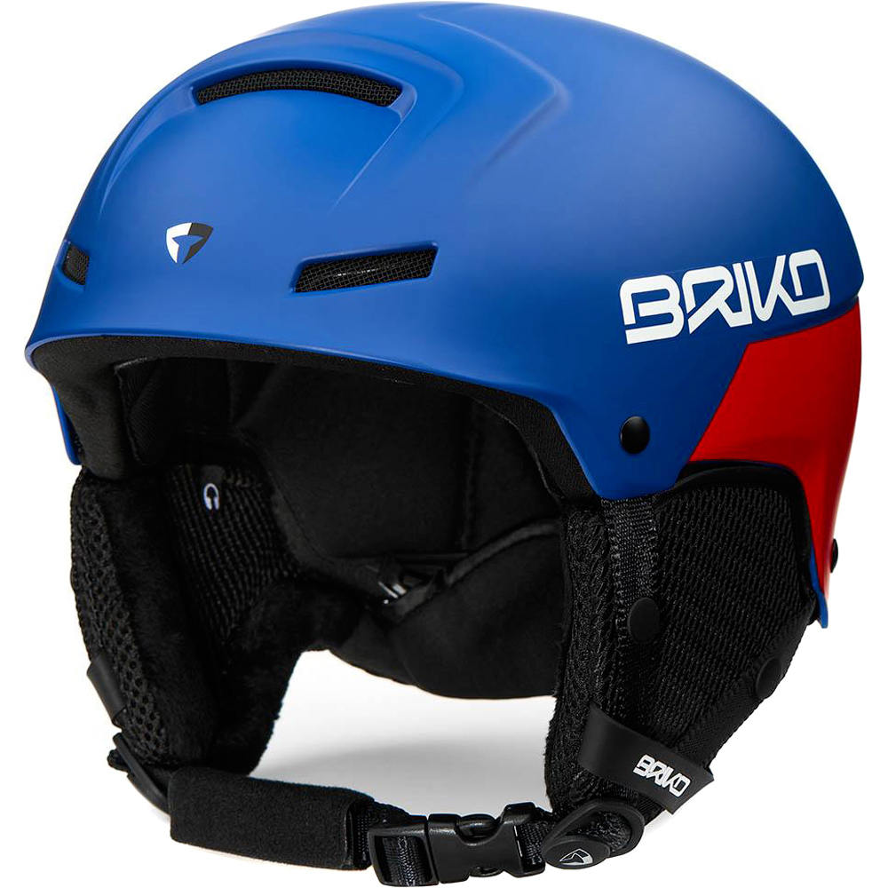 Briko casco esquí infantil MAMMOTH BLUE vista frontal