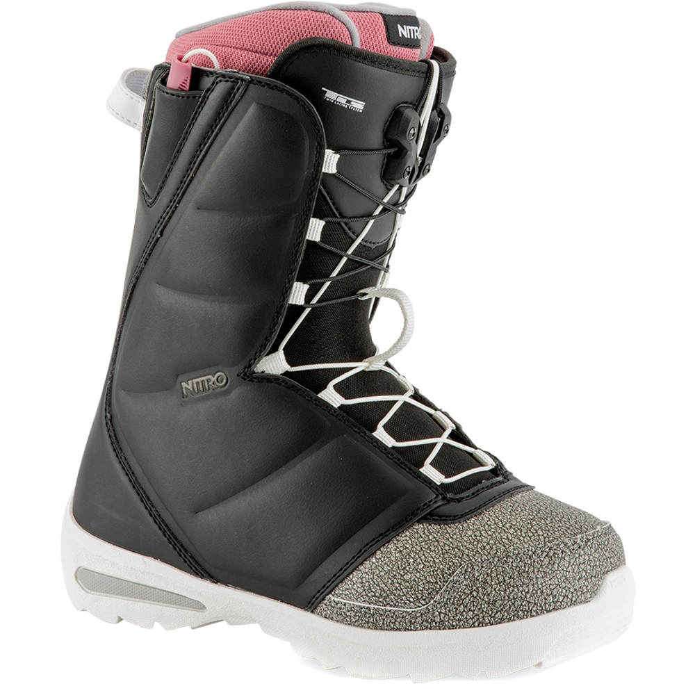 Nitro botas snowboard mujer FLORA TLS BKPK lateral exterior