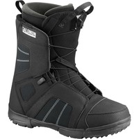 Salomon botas snowboard hombre TITAN BLACK lateral exterior