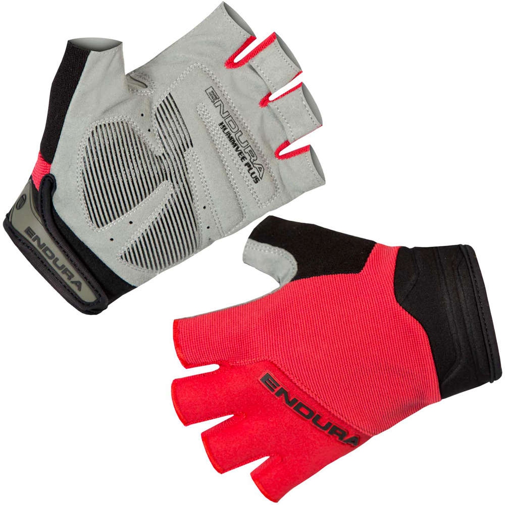 Hummvee plus ii guantes cortos ciclismo Rojo (XL)