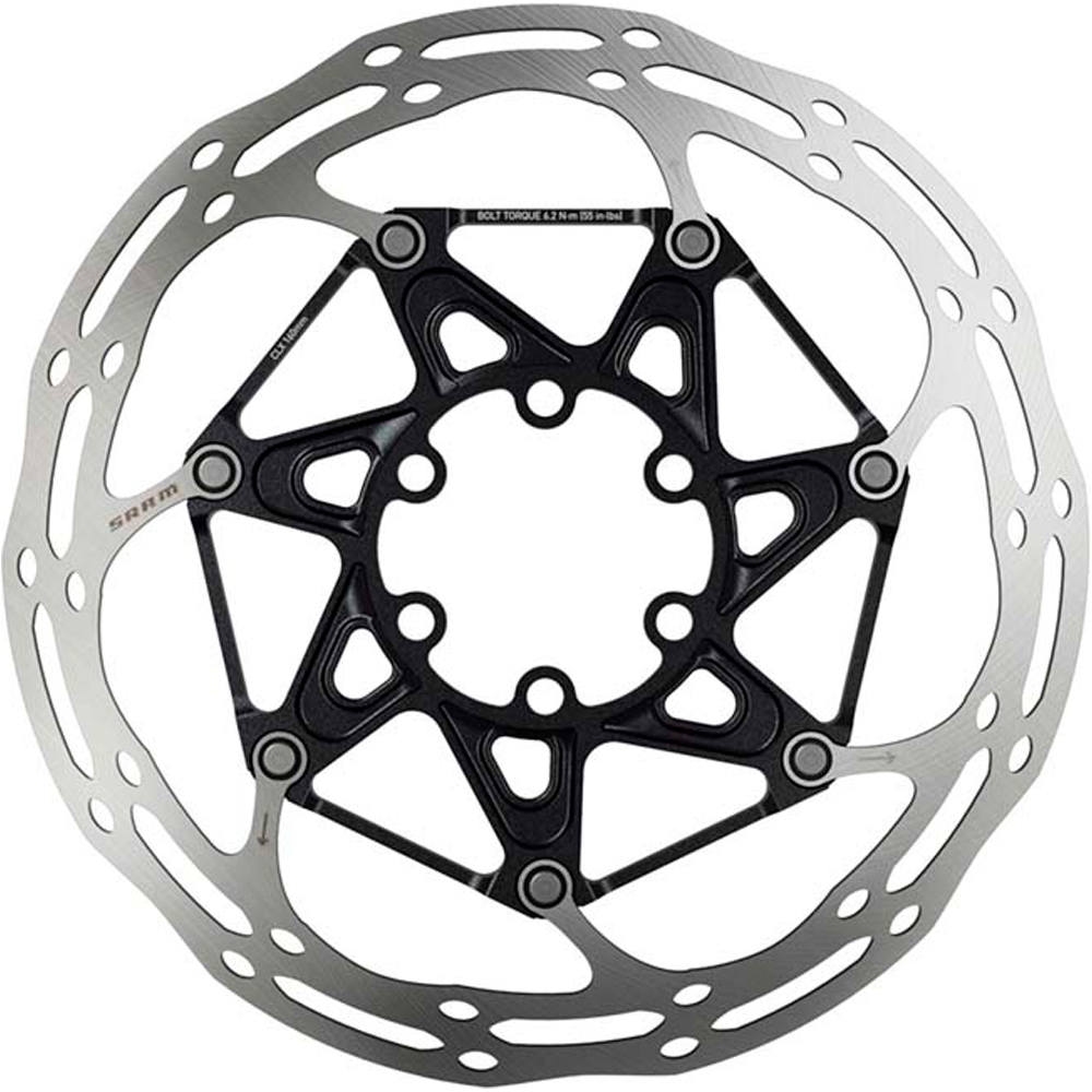 Sram frenos disco bicicleta CENTERLINE 2PZ BISELADO 140MM vista frontal