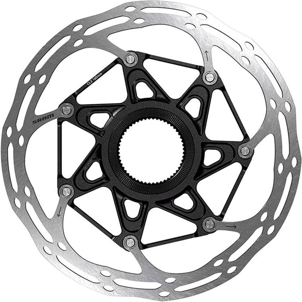 Sram frenos disco bicicleta CENTERLINE 2PZ CL BISELADO 180MM vista frontal