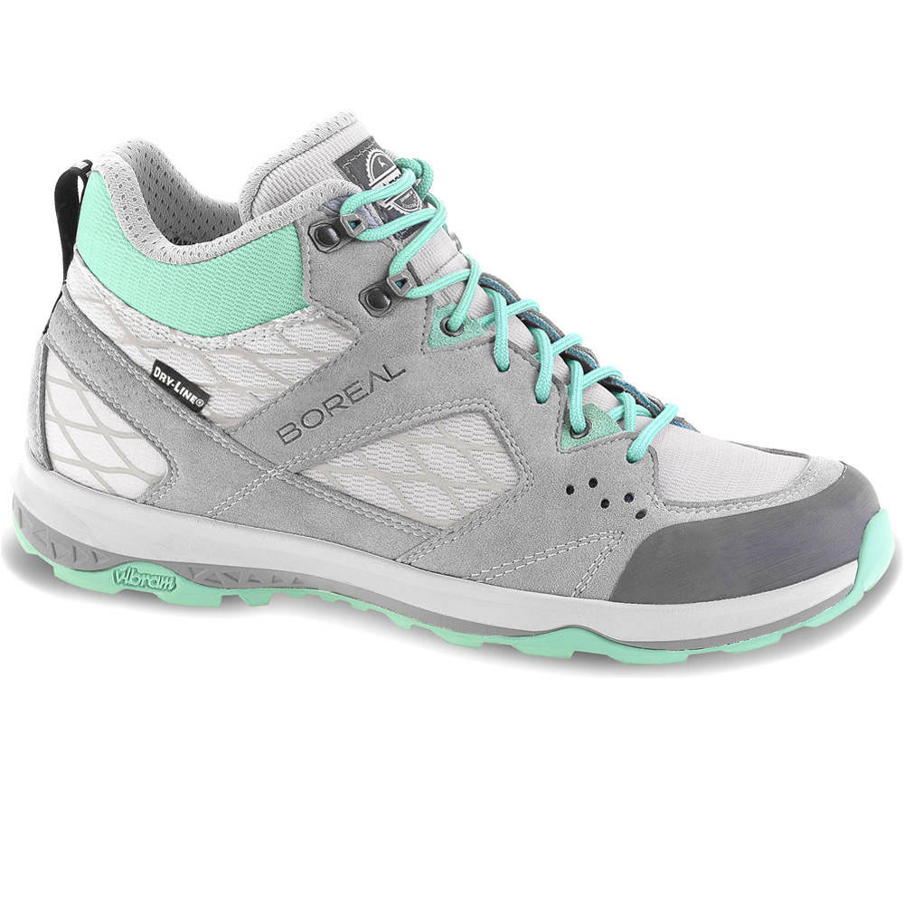 Amazona mid bota trekking mujer Gris (40)