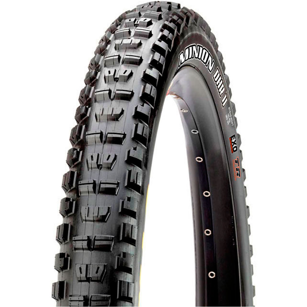 Maxxis cubiertas mtb MINION DHR II 27.5x2.30 60 FOLD EXO/TR vista frontal