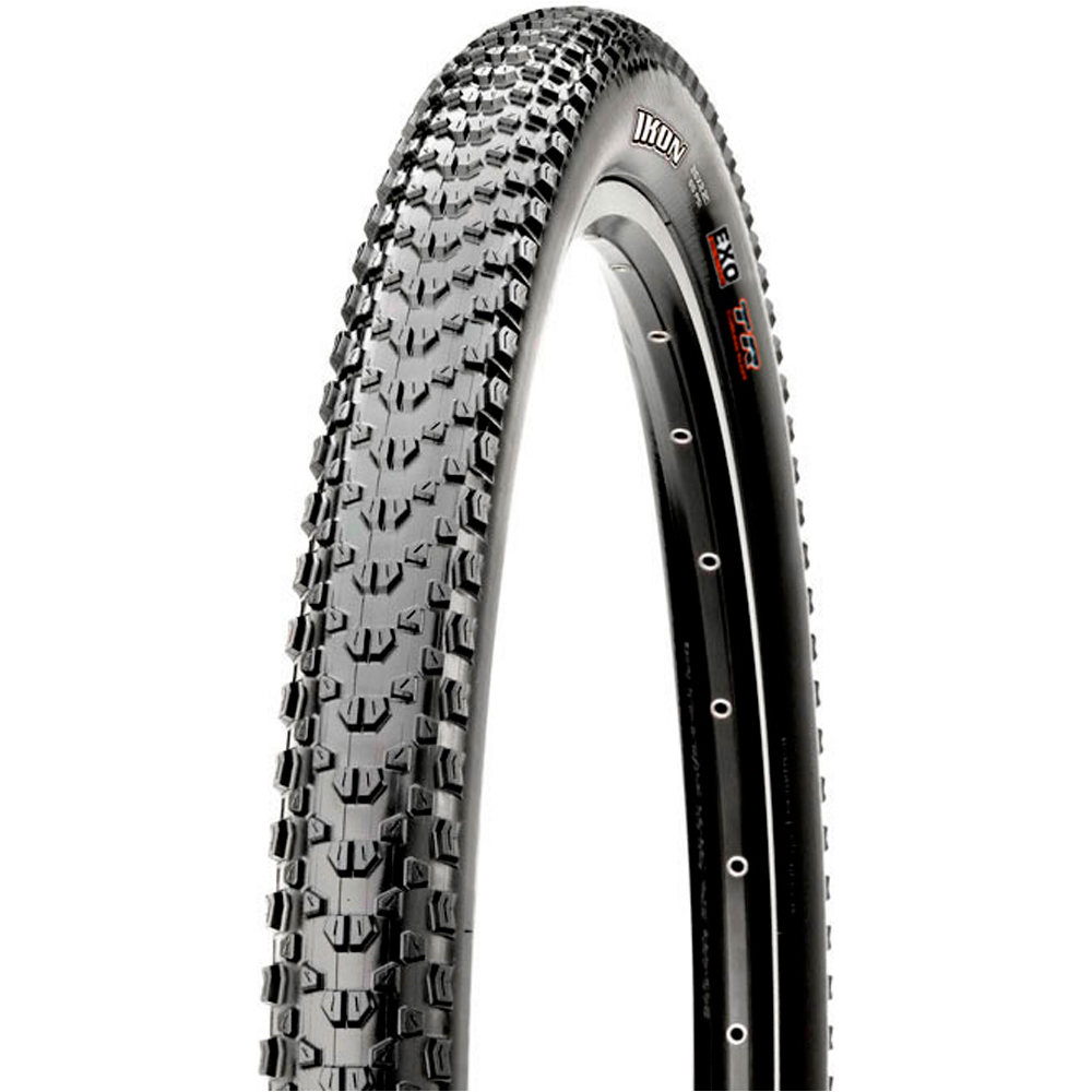 Maxxis cubiertas mtb IKON 27.5X2.20 60 TPI FOLD EXO/TR vista frontal