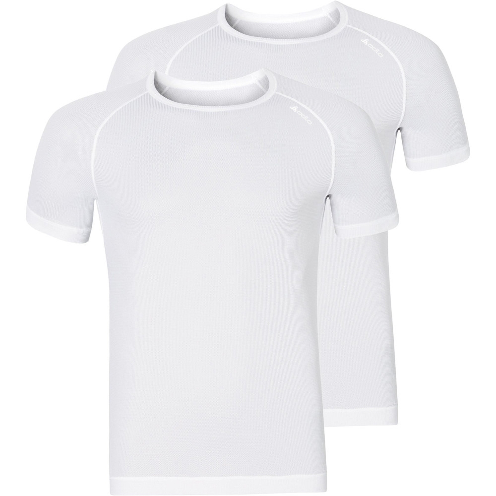 Odlo camiseta térmica manga corta hombre SUW TOP Crew neck s/s ACTIVE Cubic LIGHT vista frontal