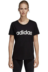 adidas camiseta manga corta mujer W E LIN SLIM T vista frontal