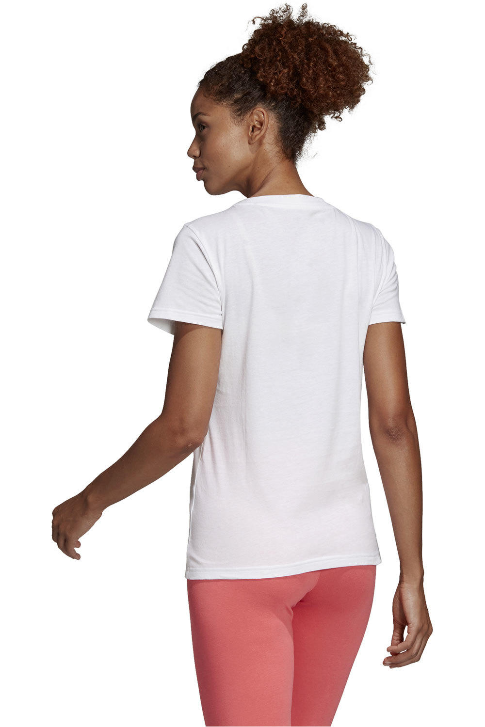 adidas camiseta manga corta mujer W E LIN SLIM T vista trasera