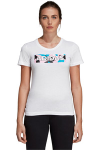 adidas camiseta manga corta mujer AOP Pack Tee II vista frontal