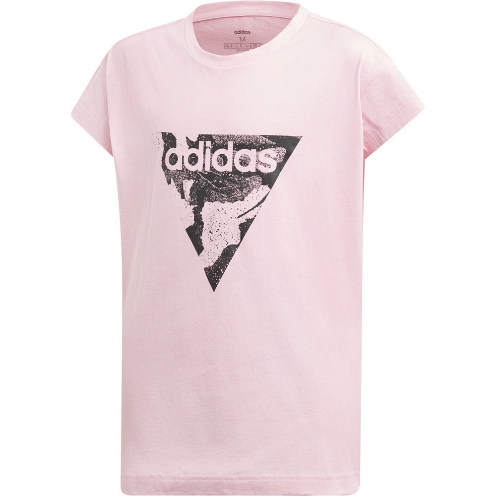 adidas camiseta manga corta niña YG E AOP TEE vista frontal