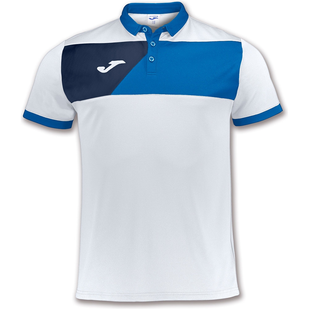 Joma polo tenis manga corta hombre POLO CREW II M/C vista frontal