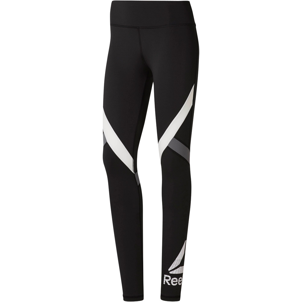 Reebok pantalones y mallas largas fitness mujer WOR BIG DELTA TIGHT vista frontal