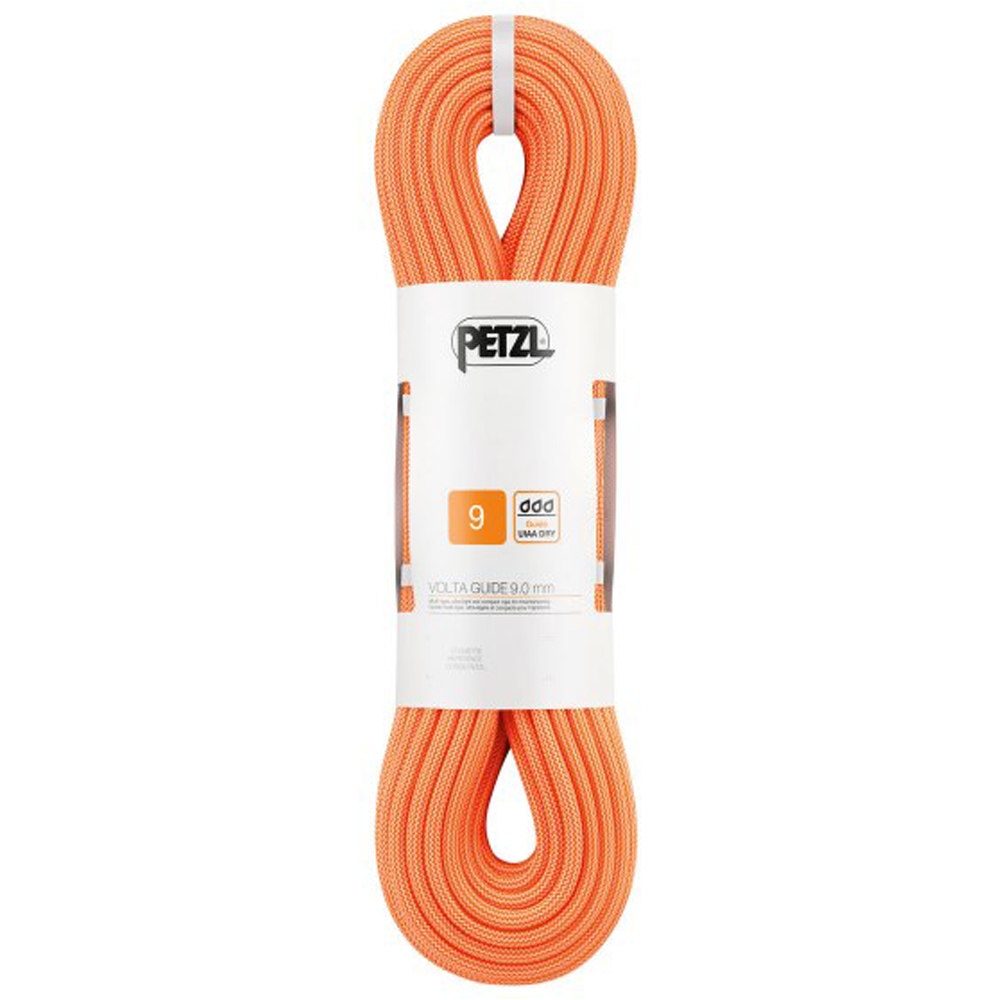 Petzl cuerda escalada VOLTA GUIDE  9 mm 60 m NA vista frontal