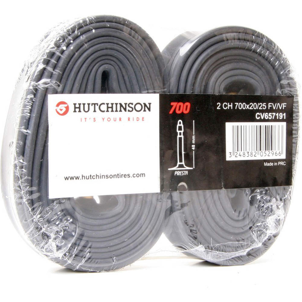 Hutchinson 2 camaras 700x20-25 valvula presta cámara bicicleta carretera