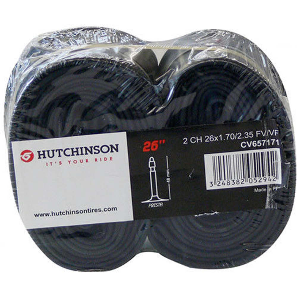 Hutchinson blister 2 camaras 26x170-235 presta valvula 48mm cámara bicicleta mtb