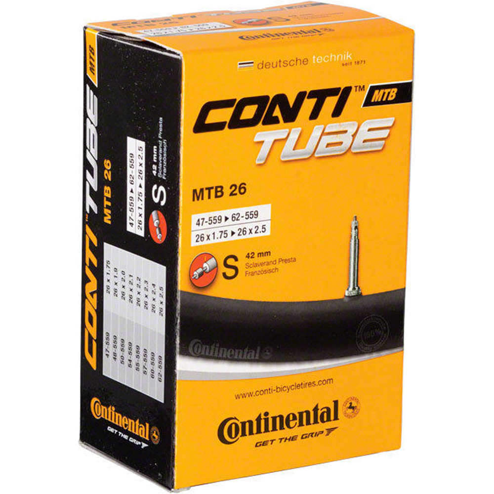 Continental 26x175-250 presta 42 mm cámara bicicleta mtb