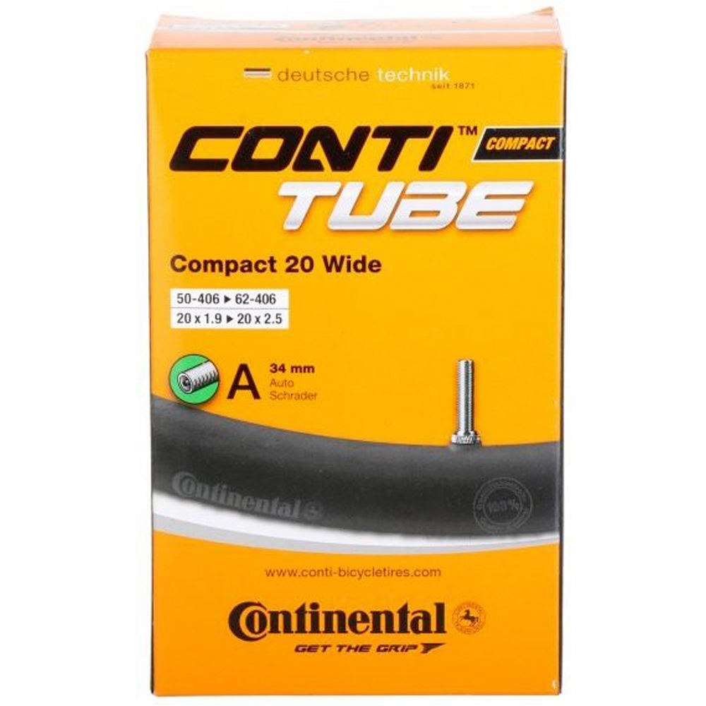 Continental 20x190-250 schrader 40 mm cámara rueda bicicleta infantil
