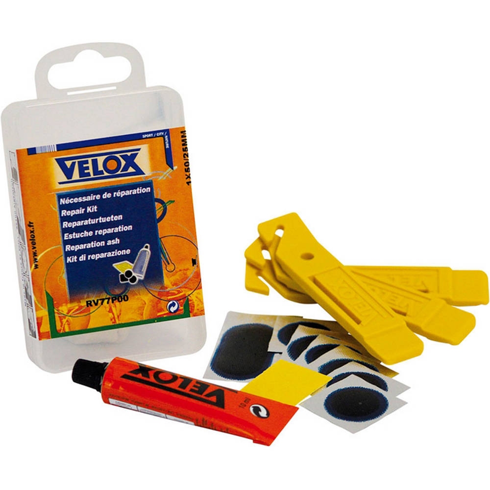 Velox parches bicicleta CAJA PARCHES VELOX MTB vista frontal