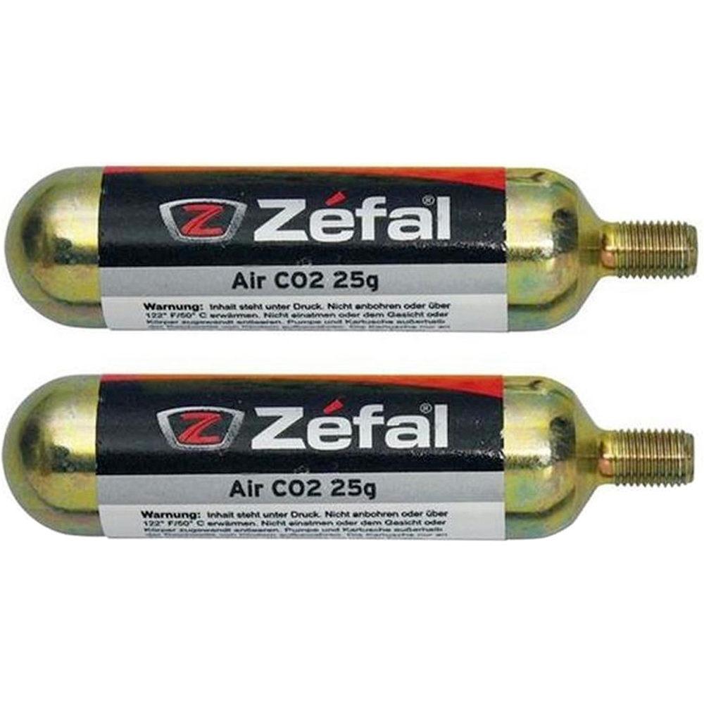 Zefal Blister 2 co2 25gr con rosca cartuchos y accesorios inflado
