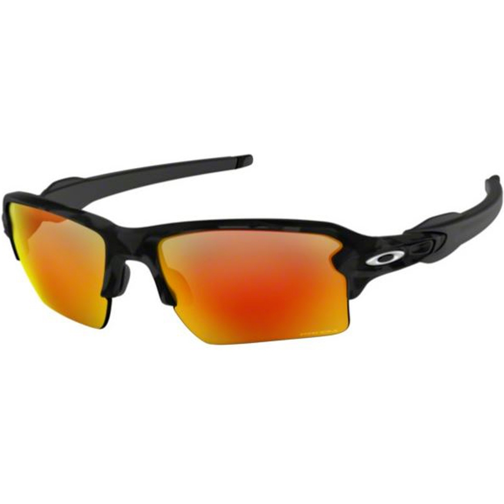 Oakley gafas deportivas Flak 2.0 XL Black Camo w  PRIZM Ruby vista frontal