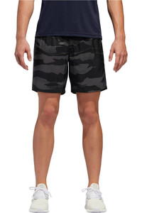 adidas pantaloneta técnica hombre RUN IT CAMO SHO 5 vista frontal