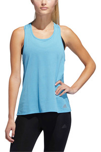 adidas camiseta técnica tirantes mujer RESPONSE TANK W vista frontal