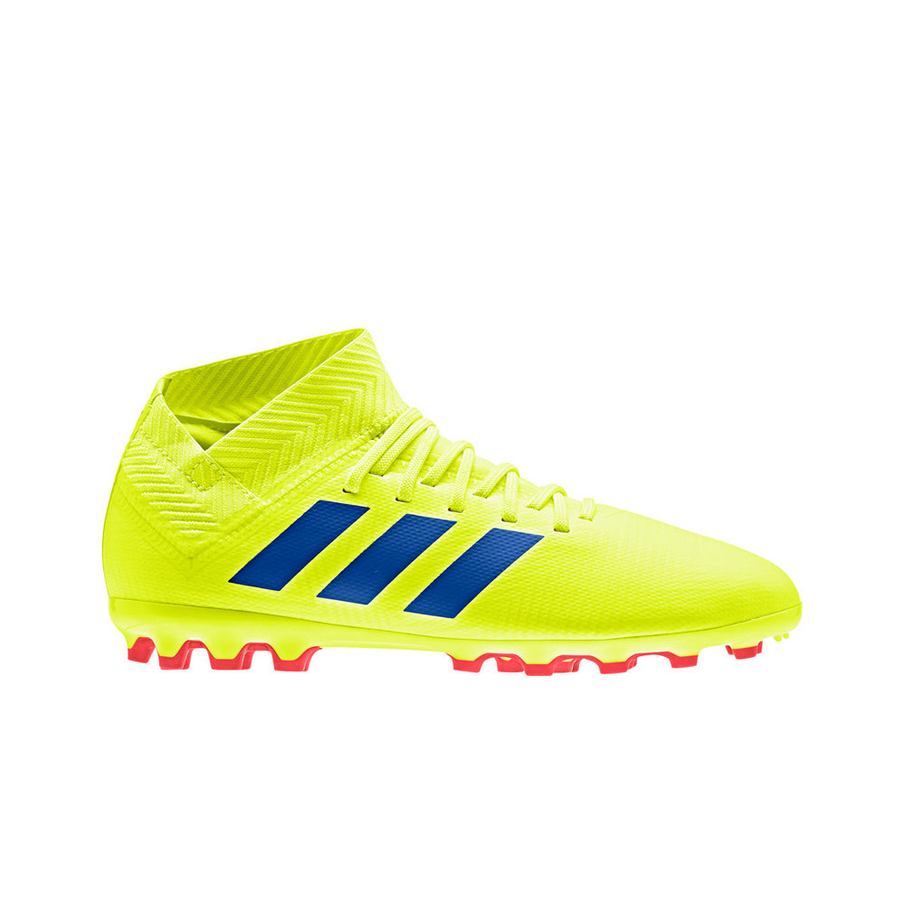 adidas botas de futbol niño cesped artificial NEMEZIZ 18.3 AG J lateral exterior