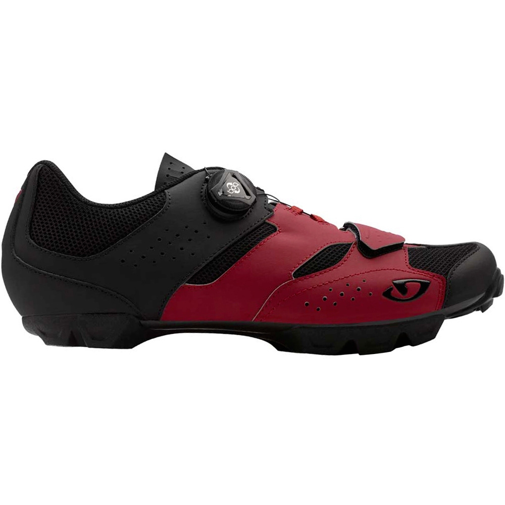Giro zapatillas mtb CYLINDER RED/BLACK lateral exterior