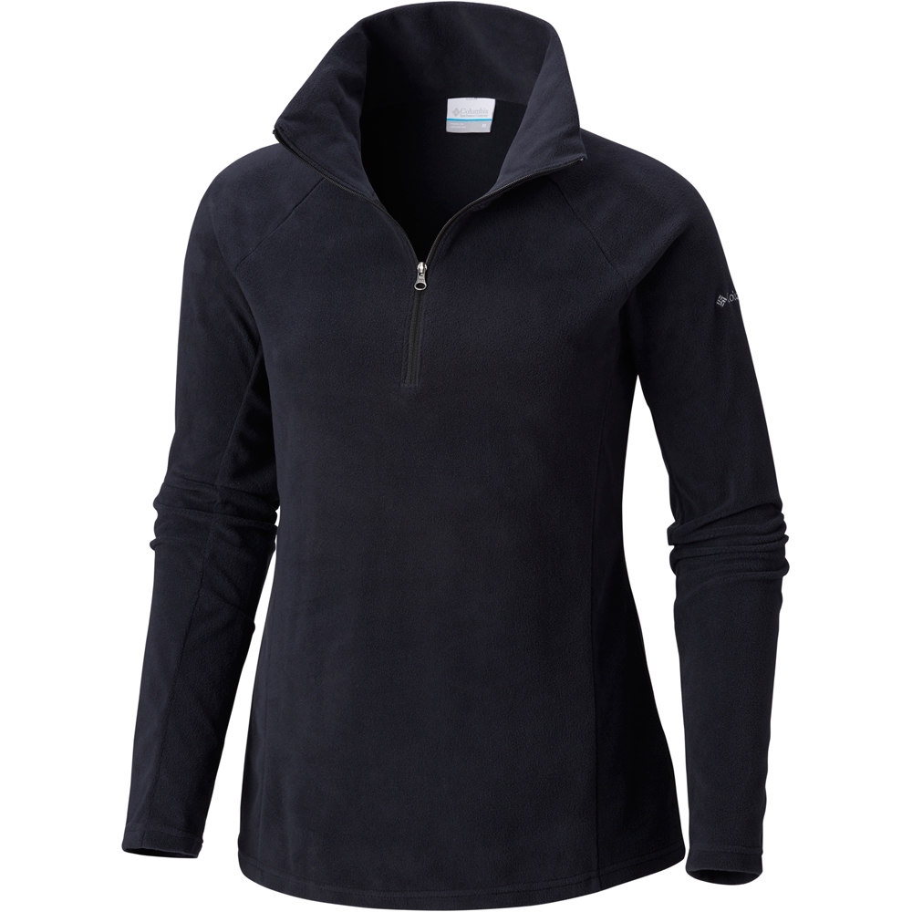 Glacial iv 1/2 zip forro polar mujer Negro (M)