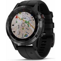 Garmin pulsómetros con gps FENIX 5 PLUS ZAFIRO NEGRO CORREA NEGRA 02