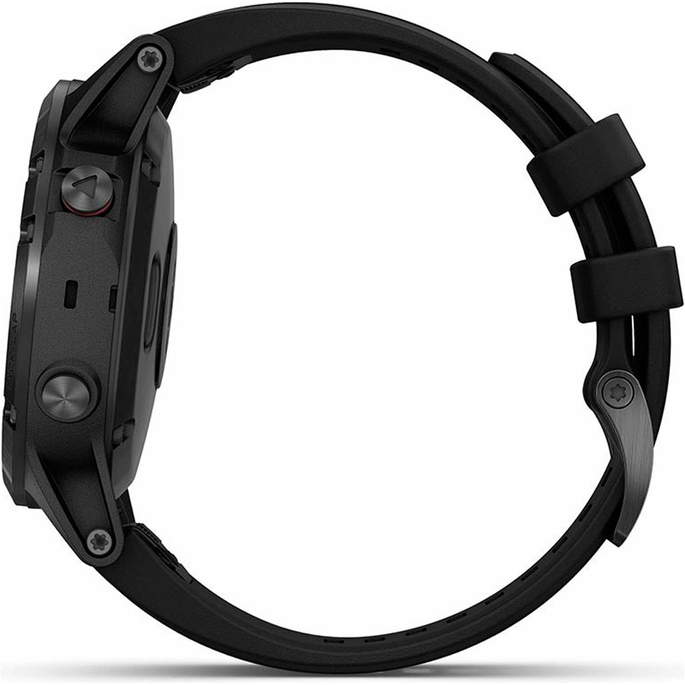 Garmin pulsómetros con gps FENIX 5 PLUS ZAFIRO NEGRO CORREA NEGRA 06