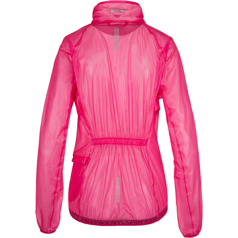 Dtb chaqueta impermeable ciclismo mujer LORENZA SF vista trasera