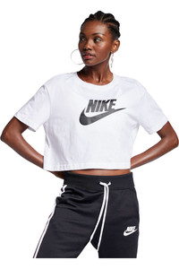 Nike camiseta manga corta mujer W NSW TEE ESSNTL CRP ICN FTR vista frontal